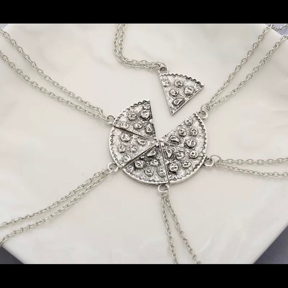 New 6pcs Pizza Friendship Necklaces 🍕 🎉 - Picture 4 of 6